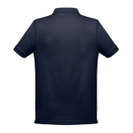 Polos avec logo en couleur en coton et polyester 200 g/m² THC Berlin couleur bleu ultramarine