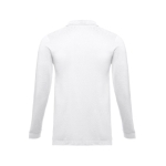 Polos publicitaires à manches longues en coton 210 g/m² THC Bern couleur blanc deuxième vue