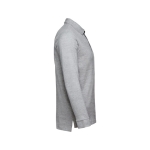 Polos publicitaires à manches longues en coton 210 g/m² THC Bern couleur gris troisième vue