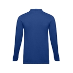 Polos publicitaires à manches longues en coton 210 g/m² THC Bern couleur bleu roi deuxième vue
