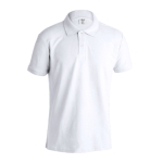 Polos économiques plusieurs coloris en coton 180 g/m² Keya couleur blanc première vue