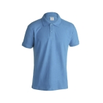 Polos économiques plusieurs coloris en coton 180 g/m² Keya couleur bleu ciel première vue