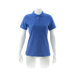 Polos personnalisables pour femmes en coton 180 g/m² Keya couleur bleu deuxième vue