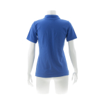 Polos personnalisables pour femmes en coton 180 g/m² Keya couleur bleu quatrième vue
