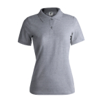 Polos personnalisables pour femmes en coton 180 g/m² Keya couleur gris