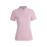 Polos personnalisables pour femmes en coton 180 g/m² Keya couleur rose première vue