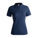 Polos personnalisables pour femmes en coton 180 g/m² Keya couleur bleu marine