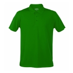 Polo technique promotionnel en polyester respirant 180 g/m² MKT couleur vert