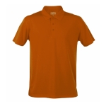Polo technique promotionnel en polyester respirant 180 g/m² MKT couleur orange