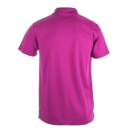 Polo technique promotionnel en polyester respirant 180 g/m² MKT couleur fuchsia