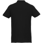 Polo en coton biologique et polyester recyclé 220 g/m² Elevate NXT couleur noir deuxième vue arrière