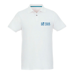 Polo en coton biologique et polyester recyclé 220 g/m² Elevate NXT avec zone d'impression