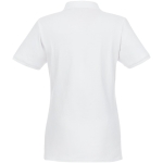 Polo femmes en coton bio et polyester recyclé 220 g/m² Elevate NXT deuxième vue arrière