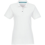 Polo femmes en coton bio et polyester recyclé 220 g/m² Elevate NXT deuxième vue frontale