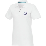 Polo femmes en coton bio et polyester recyclé 220 g/m² Elevate NXT vue impression sérigraphique