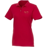 Polo femmes en coton bio et polyester recyclé 220 g/m² Elevate NXT vue impression avec logo 2