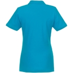 Polo femmes en coton bio et polyester recyclé 220 g/m² Elevate NXT deuxième vue arrière
