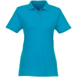 Polo femmes en coton bio et polyester recyclé 220 g/m² Elevate NXT deuxième vue frontale