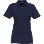 Polo femmes en coton bio et polyester recyclé 220 g/m² Elevate NXT deuxième vue frontale