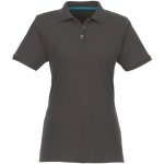 Polo femmes en coton bio et polyester recyclé 220 g/m² Elevate NXT deuxième vue frontale