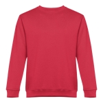 Sweat plusieurs coloris en polyester et coton 300 g/m² THC Delta couleur rouge
