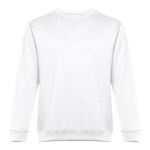 Sweat plusieurs coloris en polyester et coton 300 g/m² THC Delta couleur blanc