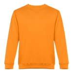 Sweat plusieurs coloris en polyester et coton 300 g/m² THC Delta couleur orange