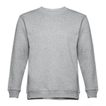 Sweat plusieurs coloris en polyester et coton 300 g/m² THC Delta couleur gris chiné