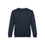 Sweat plusieurs coloris en polyester et coton 300 g/m² THC Delta couleur bleu marine première vue