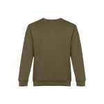 Sweat plusieurs coloris en polyester et coton 300 g/m² THC Delta couleur vert militaire première vue