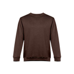Sweat plusieurs coloris en polyester et coton 300 g/m² THC Delta couleur marron foncé première vue