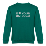Sweat plusieurs coloris en polyester et coton 300 g/m² THC Delta avec zone d'impression