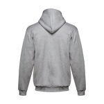 Sweat avec poche kangourou en coton et polyester 320 g/m² THC Moscow couleur gris chiné deuxième vue