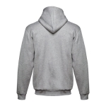 Sweat avec poche kangourou en coton et polyester 320 g/m² THC Moscow couleur gris chiné
