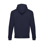 Sweat avec poche kangourou en coton et polyester 320 g/m² THC Moscow couleur bleu marine deuxième vue