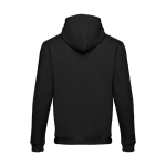 Sweat avec poche kangourou en coton et polyester 320 g/m² THC Moscow couleur noir/gris deuxième vue