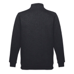 Sweats avec fermeture ¼ en coton et polyester 320 g/m² THC Budapest couleur noir