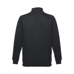 Sweats avec fermeture ¼ en coton et polyester 320 g/m² THC Budapest couleur noir deuxième vue