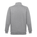 Sweats avec fermeture ¼ en coton et polyester 320 g/m² THC Budapest couleur gris