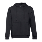 Sweats sérigraphiés en coton et polyester 320 g/m² THC Amsterdam couleur noir