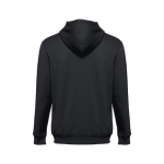 Sweats sérigraphiés en coton et polyester 320 g/m² THC Amsterdam couleur noir deuxième vue