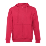 Sweats sérigraphiés en coton et polyester 320 g/m² THC Amsterdam couleur rouge
