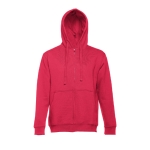 Sweats sérigraphiés en coton et polyester 320 g/m² THC Amsterdam couleur rouge quatrième vue