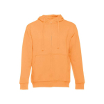 Sweats sérigraphiés en coton et polyester 320 g/m² THC Amsterdam couleur corail première vue