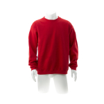 Sweat économique à coloris vifs en coton et polyester 280 g/m² Keya couleur rouge première vue