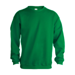 Sweat économique à coloris vifs en coton et polyester 280 g/m² Keya couleur vert première vue