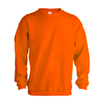 Sweat économique à coloris vifs en coton et polyester 280 g/m² Keya couleur orange première vue