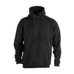 Sweats personnalisés en coton et polyester 280 g/m² Keya couleur noir première vue