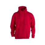 Sweats personnalisés en coton et polyester 280 g/m² Keya couleur rouge première vue
