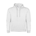 Sweats personnalisés en coton et polyester 280 g/m² Keya couleur blanc première vue